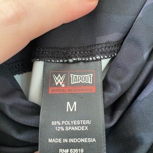 Black, camo tap out leggings